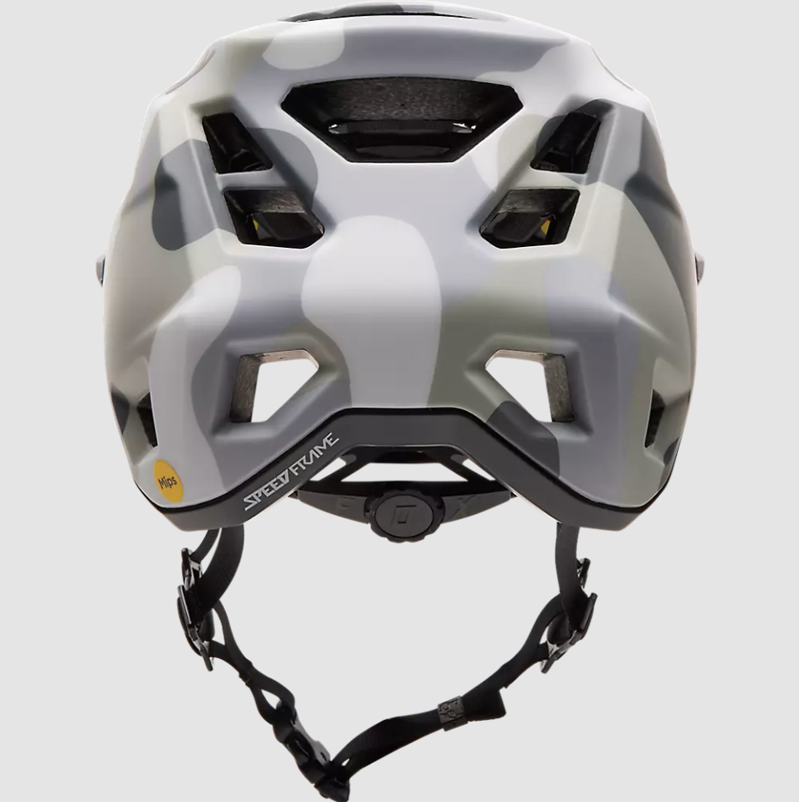 Fox Clothing Speedframe Camo Mountain Bike Helmet in Grey -2